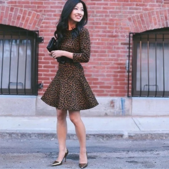 Loft cheetah print dress. Very comfortable and flattering - Picture 2 of 7